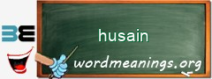 WordMeaning blackboard for husain